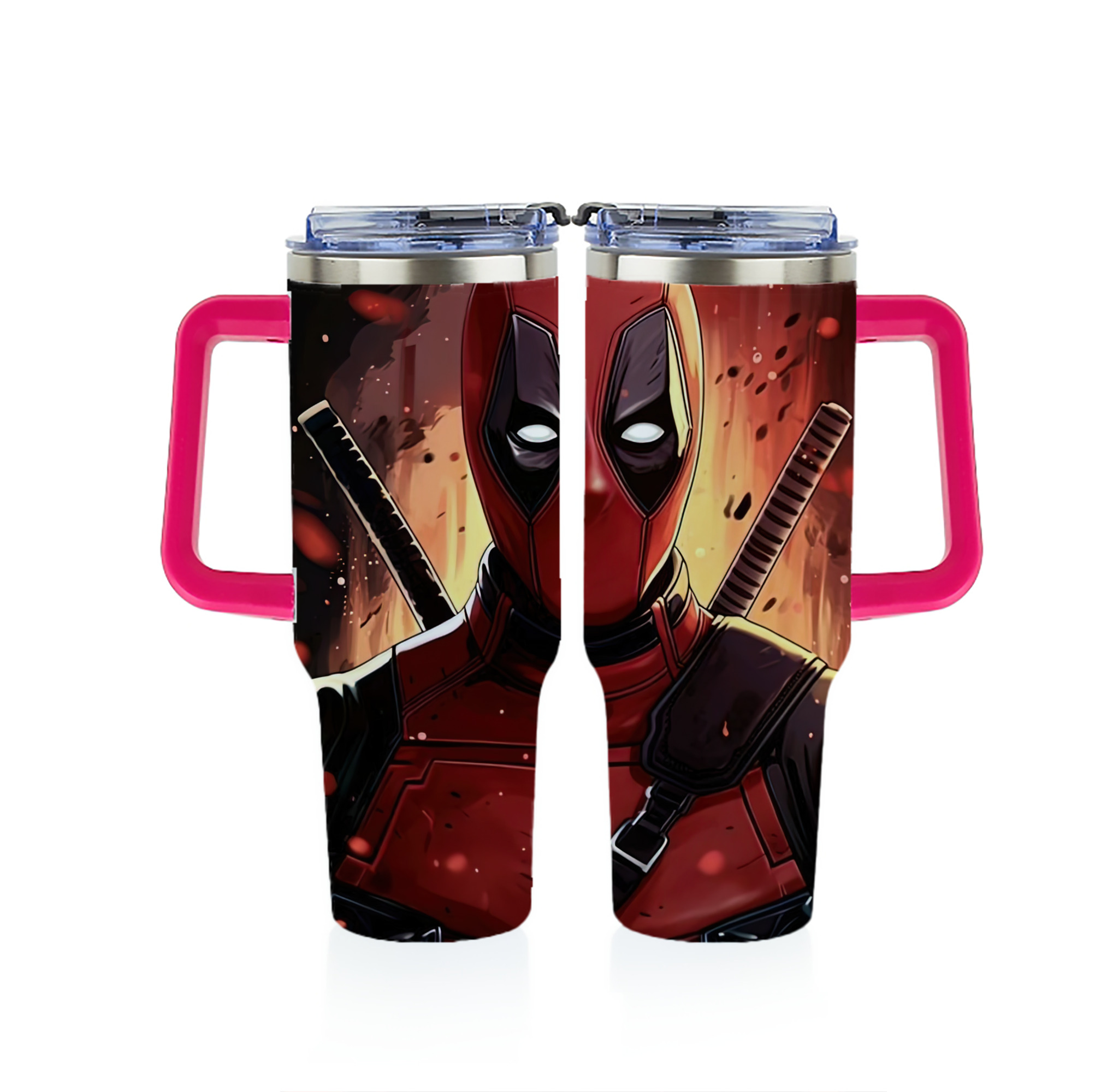 （画像用） Deadpool デッドプール 1200ｍLフルプリント車用タンブラー